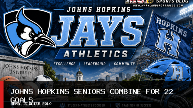 Johns Hopkins University Athletics Men’s Water Polo Seniors Combine for 22 Goals in 24-9 Win over Washington and Jefferson