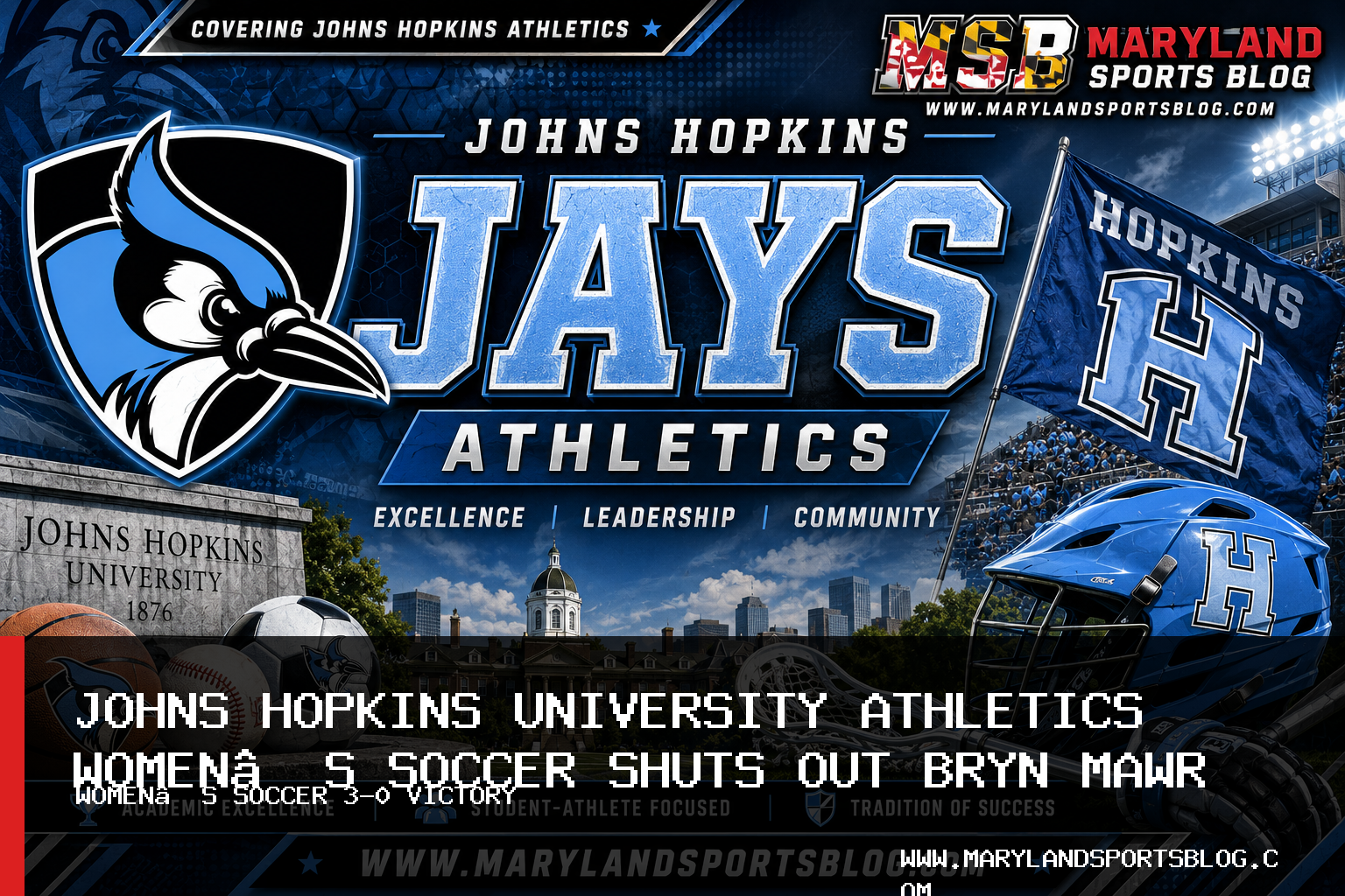Johns Hopkins University Athletics Women’s Soccer Defeats Bryn Mawr 3-0 for Third Straight Win featured image