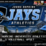 Johns Hopkins University Athletics Women’s Volleyball Upsets No. 5 Juniata as Ivy Swafford Posts 21 Kills