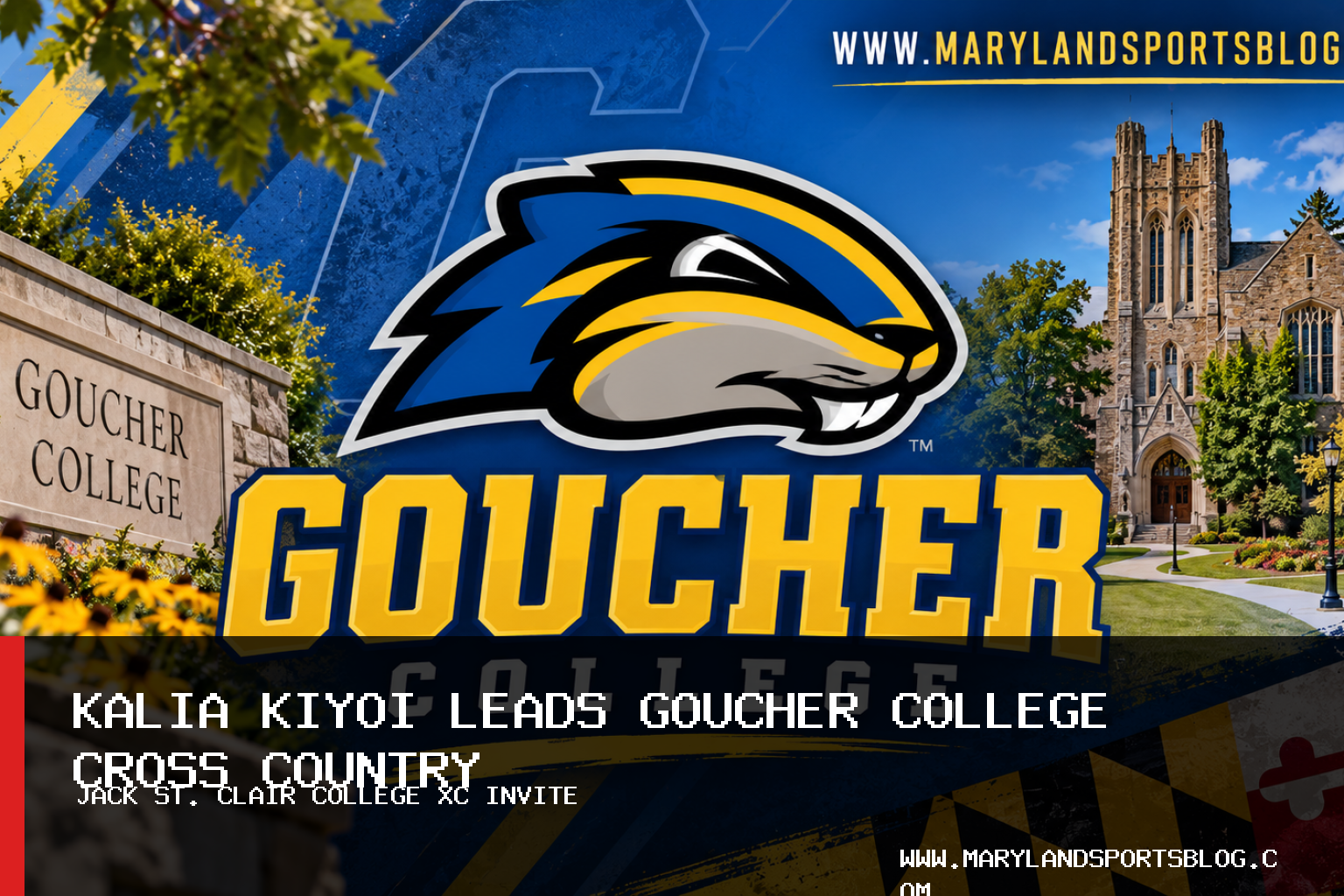 Kalia Kiyoi Leads Goucher College Women’s Cross Country Team at Jack St. Clair College XC Invite featured image