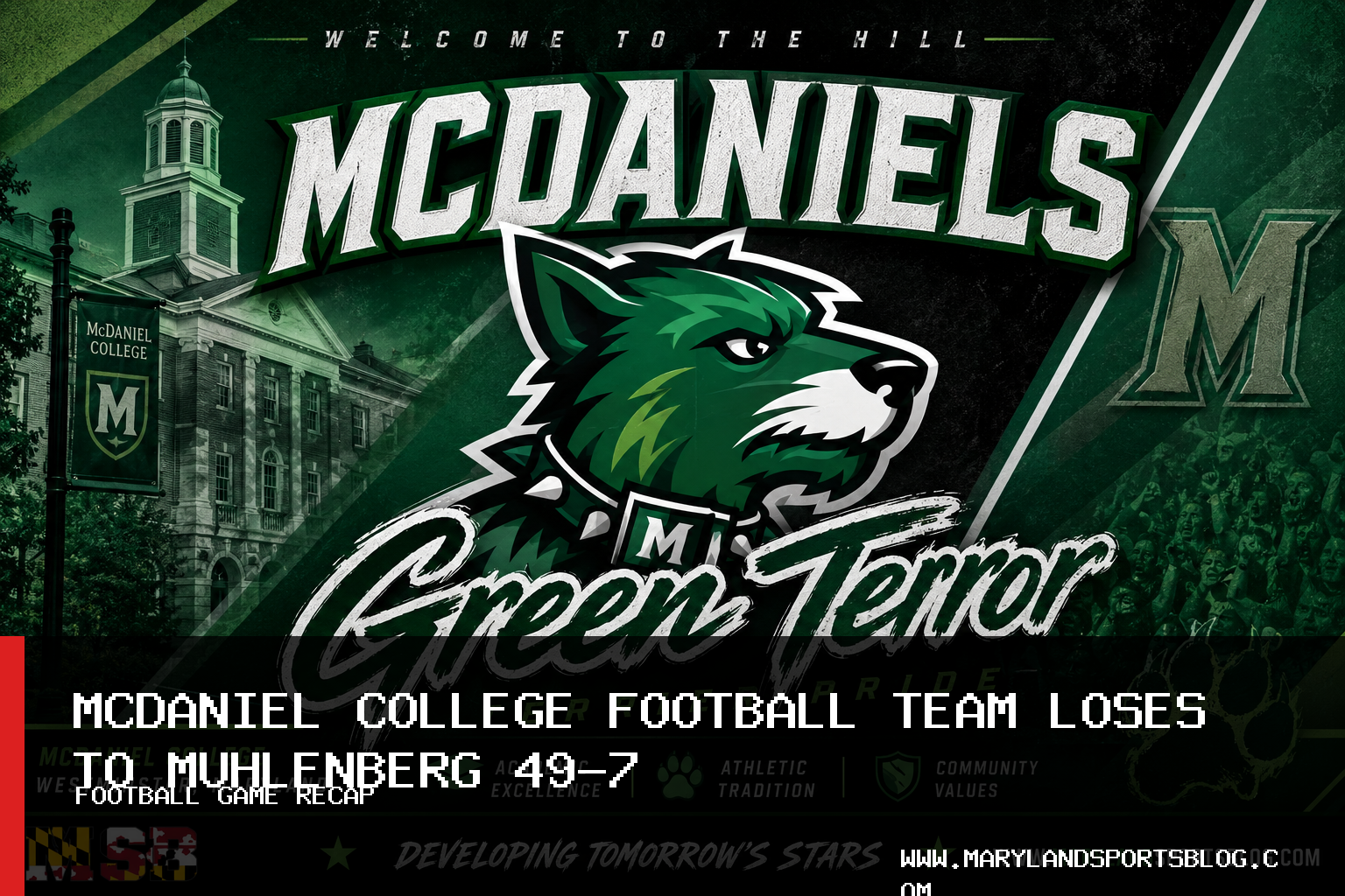 McDaniel College Football Team Loses to Muhlenberg 49-7 as David Smith Records Fourth Interception featured image