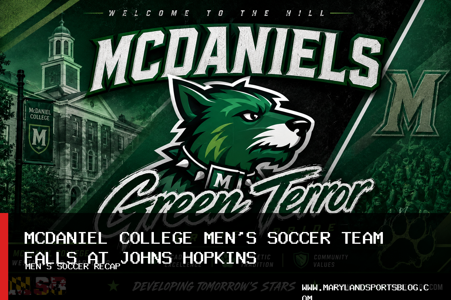 McDaniel College Men's Soccer Team Falls 3-0 to Johns Hopkins at Homewood Field featured image
