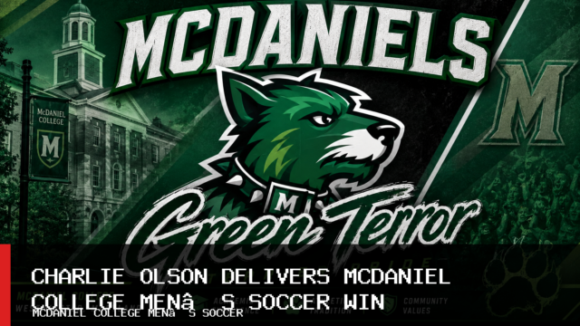 McDaniel College Men’s Soccer Uses Charlie Olson’s 74th-Minute Goal to Defeat Keystone 2-1
