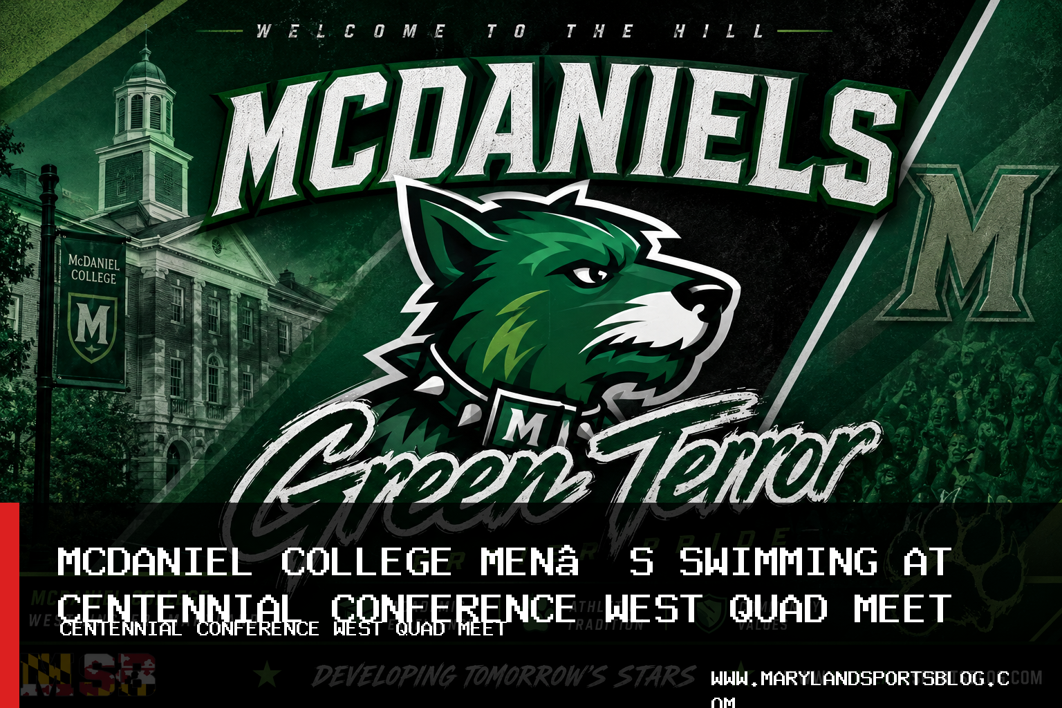 McDaniel College Men’s Swimming Falls to Three Opponents at Centennial Conference West Quad Meet featured image