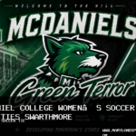 McDaniel College Women’s Soccer Team Ties No. 17 Swarthmore 1-1, Remains Unbeaten at Home