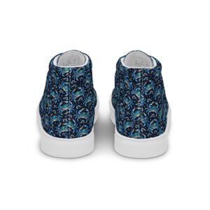 Maryland Blue Crab Men’s High Top Canvas Shoes | Chesapeake Midnight
