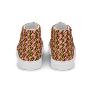 Maryland Flag Remix Men’s High Top Canvas Shoes