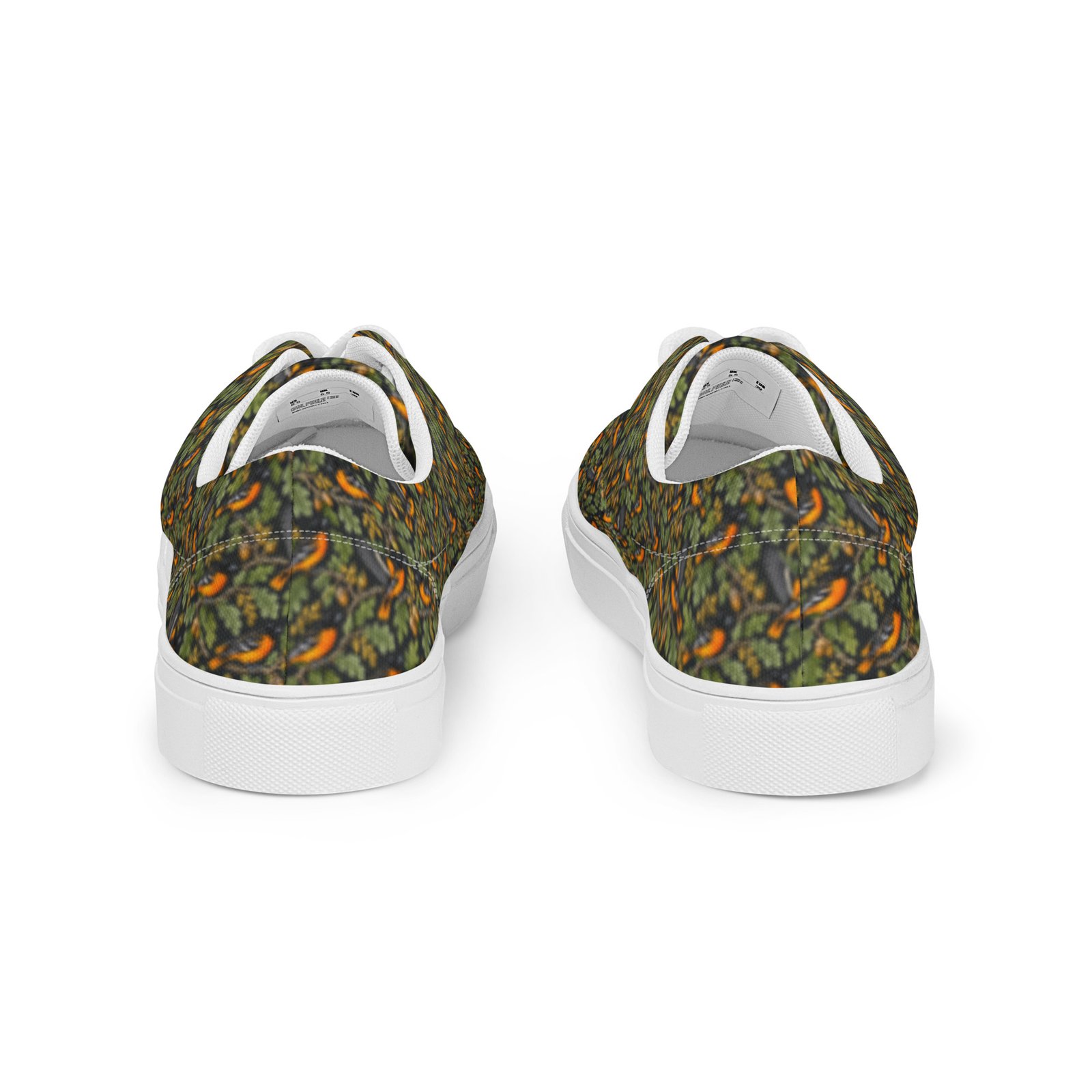 Maryland Baltimore Oriole Men’s Lace-Up Canvas Shoes | Flight - Image 3