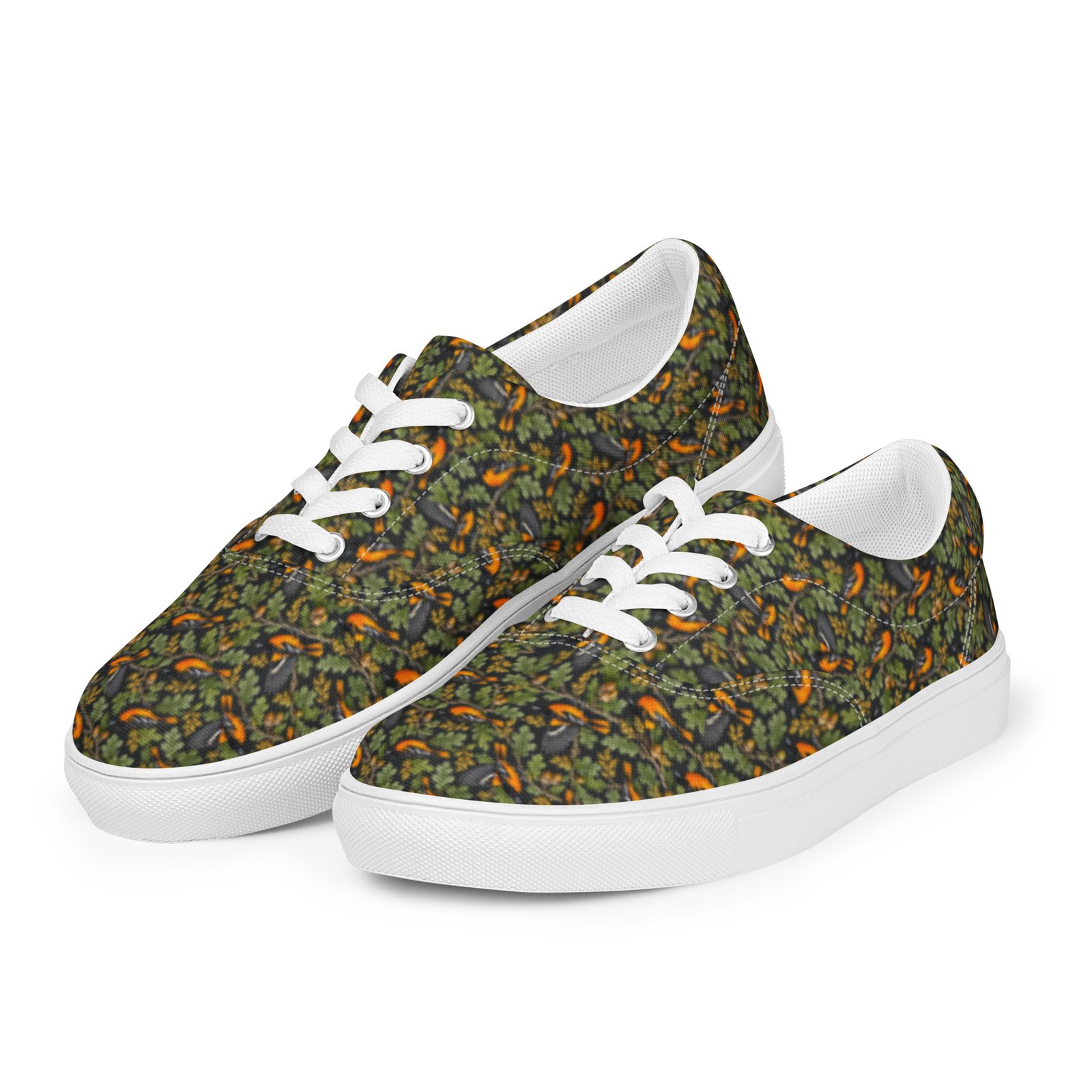 Maryland Baltimore Oriole Men’s Lace-Up Canvas Shoes | Flight - Image 5