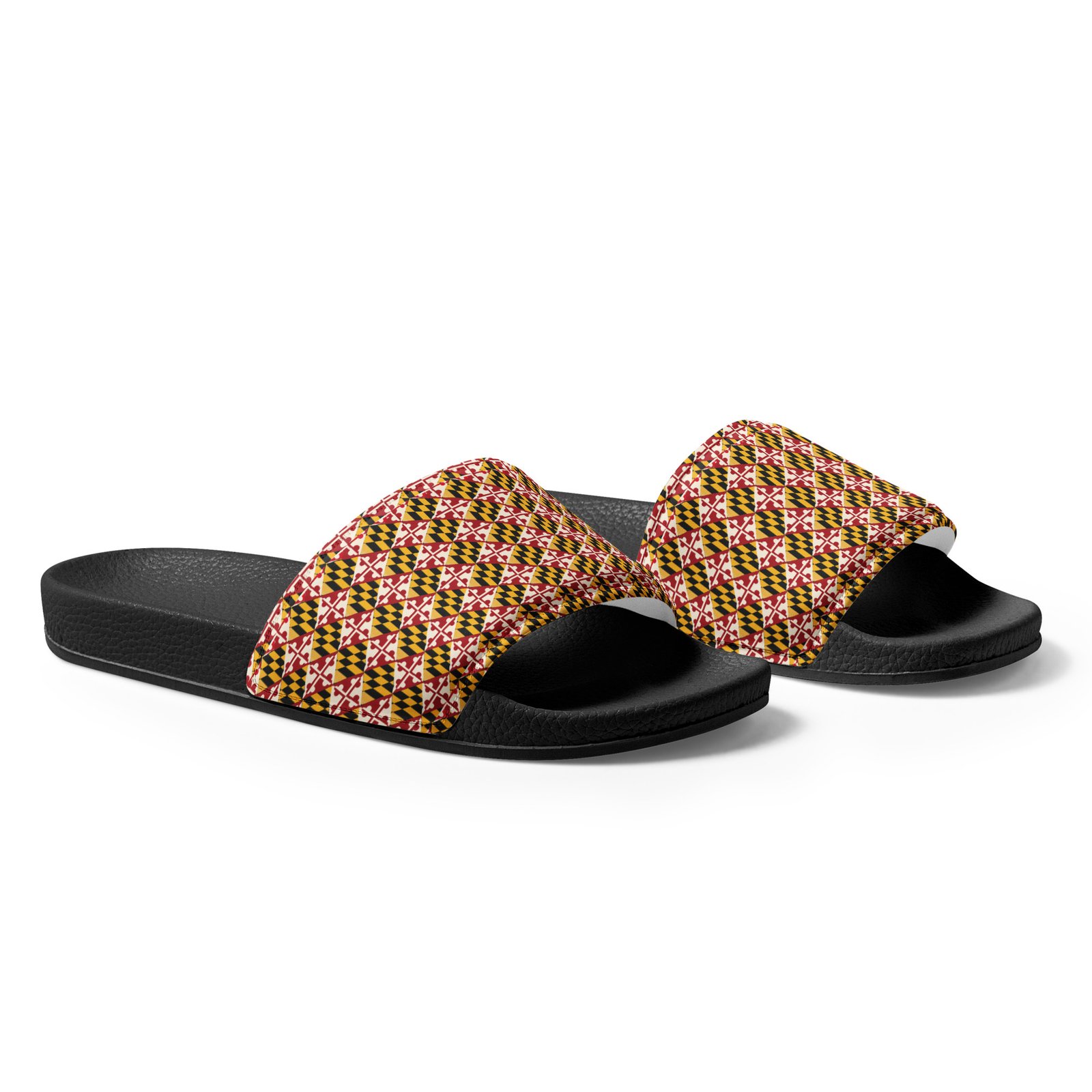 Maryland Flag Remix Men’s Slides - Image 4
