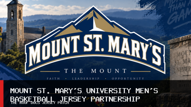 Mount St. Mary’s University men’s basketball names The Roof Docs first jersey patch partner