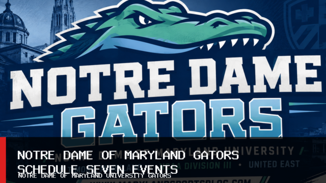 Notre Dame of Maryland University Gators Schedule Seven Events in Women’s Volleyball, Women’s Soccer, Men’s Soccer and Cross Country