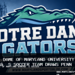 Notre Dame of Maryland University Women’s Soccer Team Draws Penn State Brandywine 1-1 Behind Taylor Edwards Goal