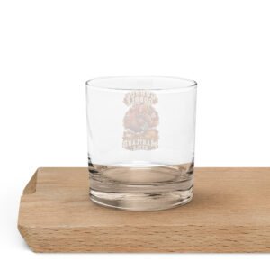Maryland Thanksgiving Turkey Rocks Glass - Gobble Gobble Maryland Style