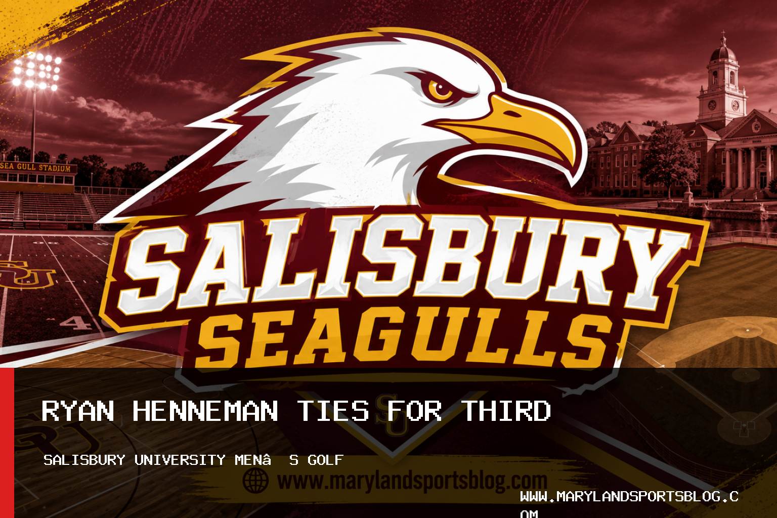 Salisbury University Men’s Golf Finishes Fourth Midway Through The Melee as Ryan Henneman Ties for Third featured image