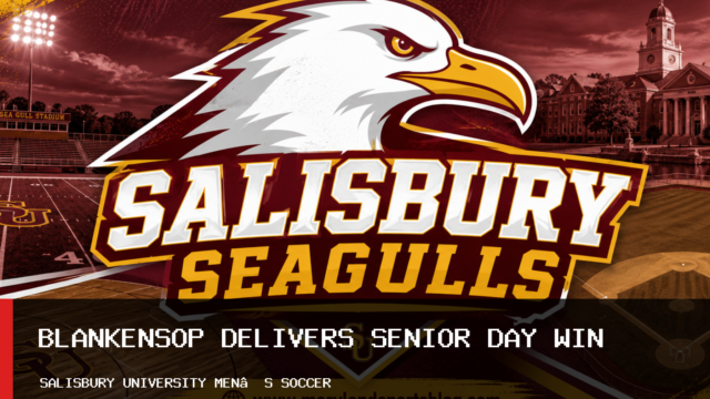 Salisbury University Men’s Soccer Earns 2-1 Senior Day Win Behind Noah Blankensop’s Two Goals