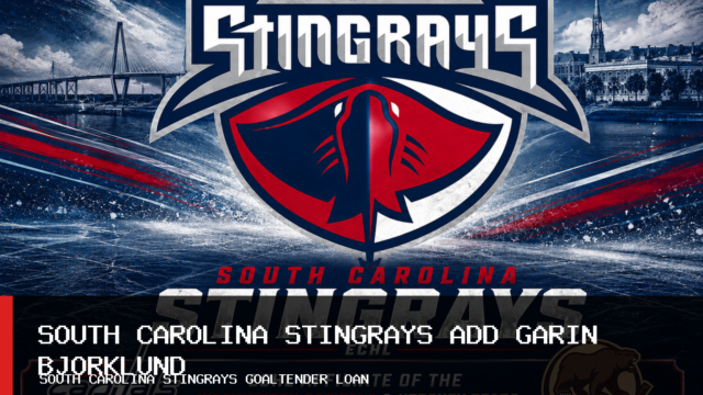 South Carolina Stingrays Add Garin Bjorklund on Loan From Hershey Bears