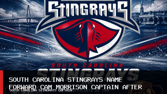 South Carolina Stingrays Name Forward Cam Morrison Captain After Four Games