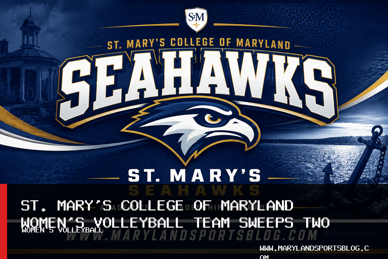 St. Mary's College of Maryland Women's Volleyball Team Sweeps Keystone College and Averett University featured image