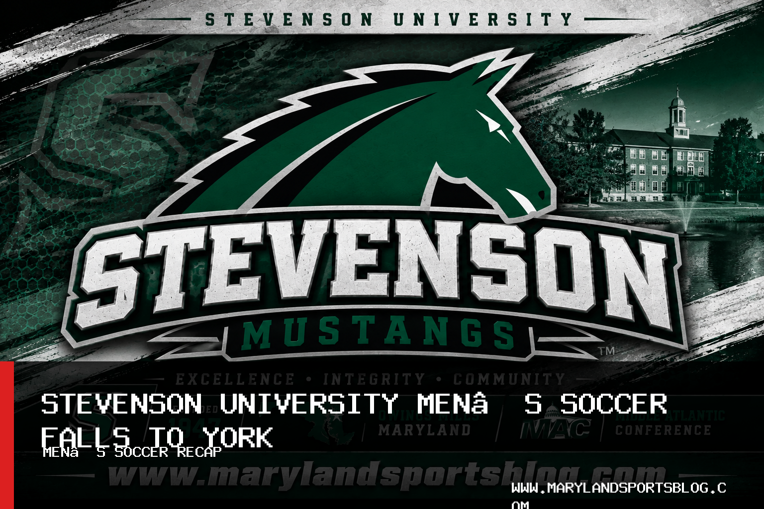 Stevenson University Men’s Soccer Falls to York College of Pennsylvania, 1-0, in MAC Commonwealth Match featured image