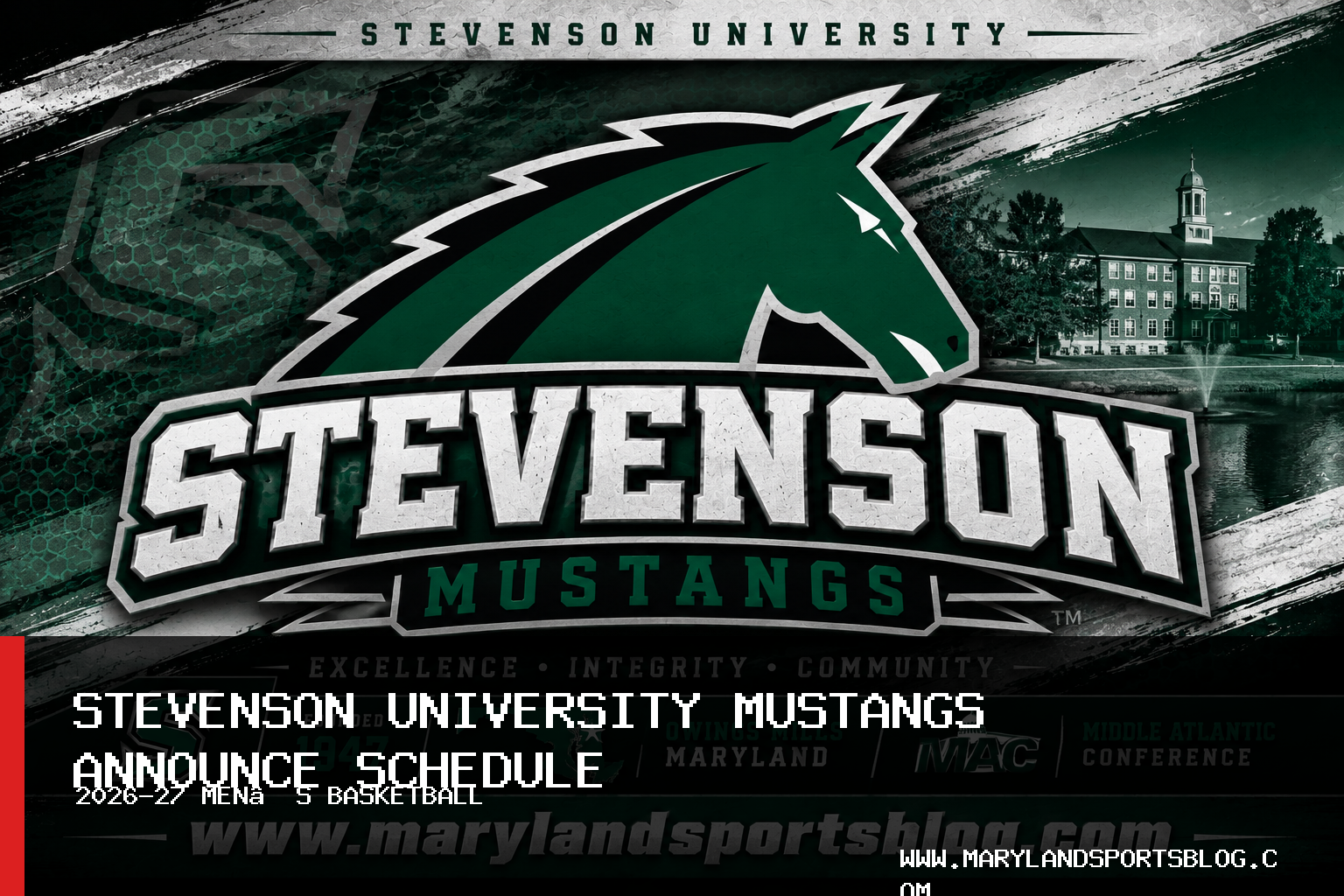 Stevenson University Mustangs Announce 25-Game 2026-27 Men’s Basketball Schedule featured image