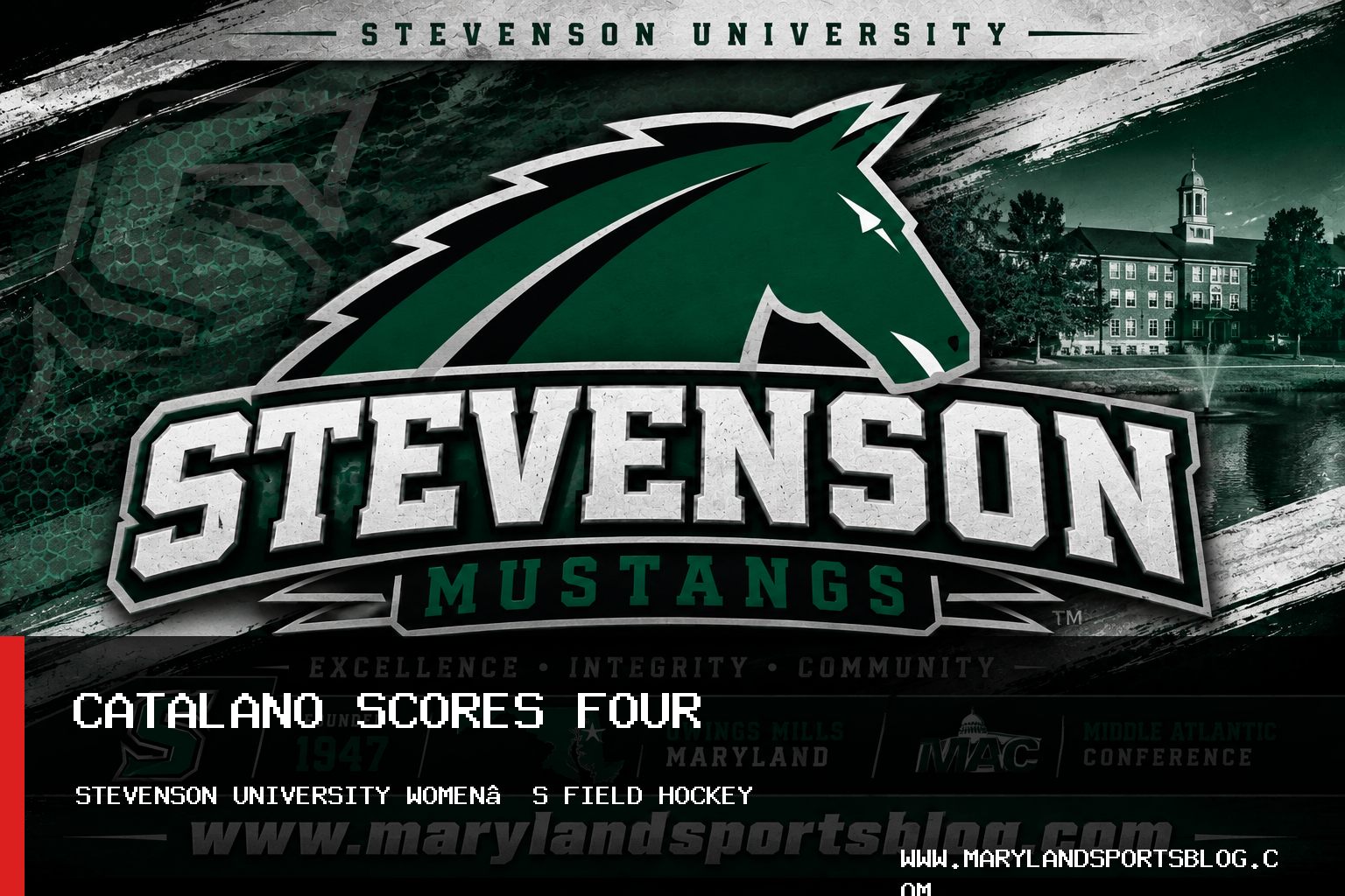 Stevenson University Women’s Field Hockey Beats Widener Pride 7-1 Behind Gracyn Catalano’s Four Goals featured image