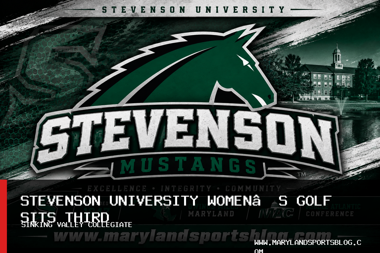 Stevenson University Women’s Golf Holds Third Place After Opening Round at Sinking Valley Collegiate featured image