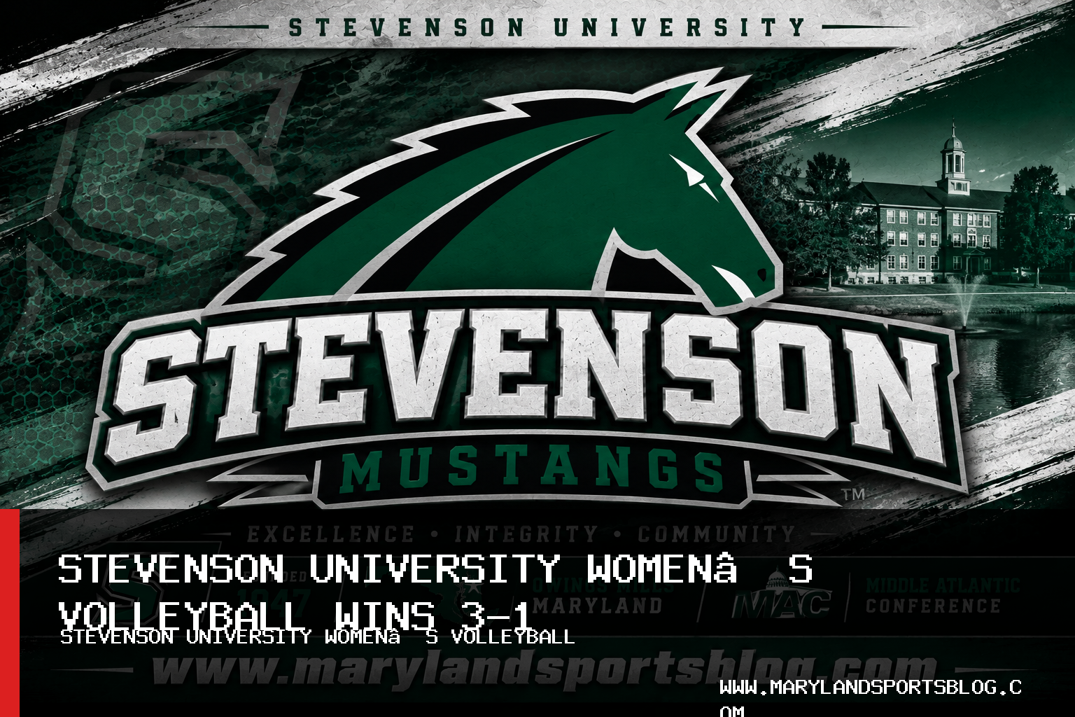 Stevenson University Women’s Volleyball Defeats Messiah 3-1 Behind Rachel Lenz’s 14 Kills featured image