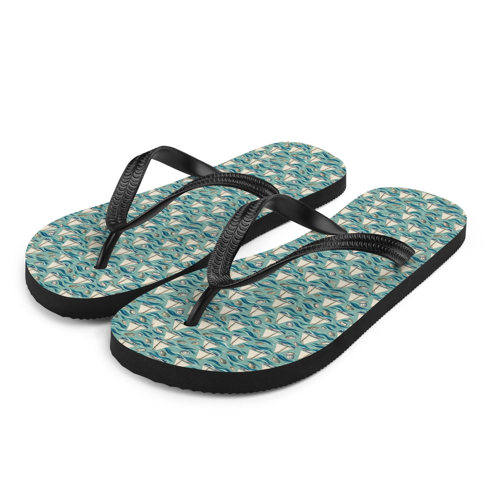 Maryland Chesapeake Skipjack Flip-Flops | Tide - Image 2