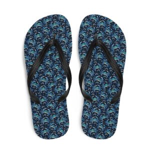Maryland Blue Crab Flip-Flops | Chesapeake Midnight