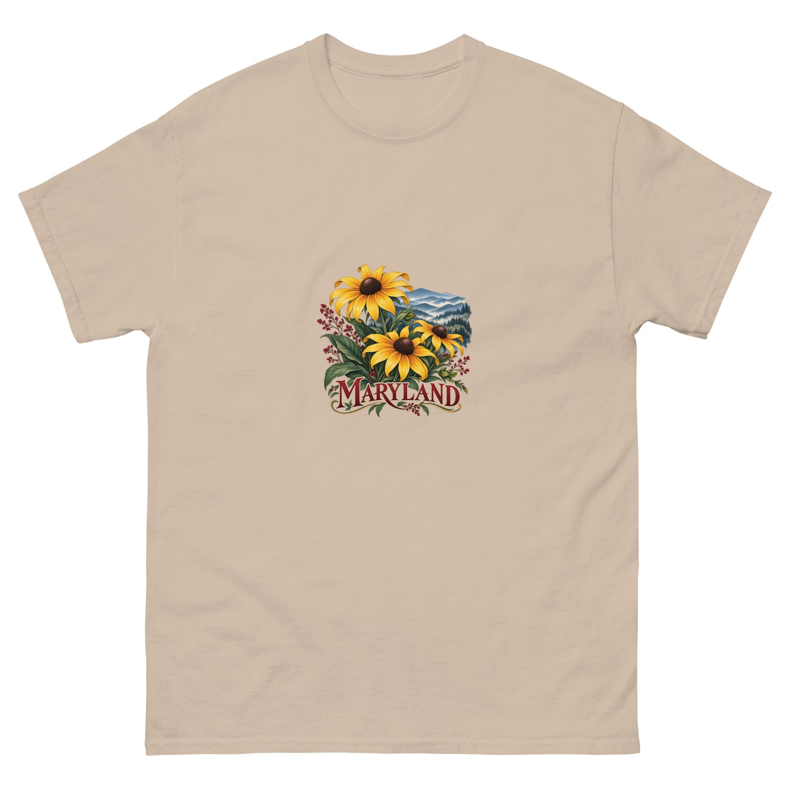 New in the MSB Team Store: Maryland Mountain Wildflowers Unisex Cotton T-Shirt