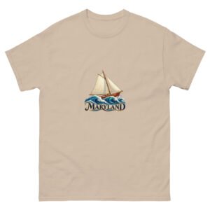Maryland Chesapeake Skipjack Unisex Cotton T-Shirt