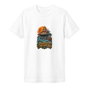 Maryland Halloween Haunted Chesapeake Lighthouse Fine Jersey T-Shirt