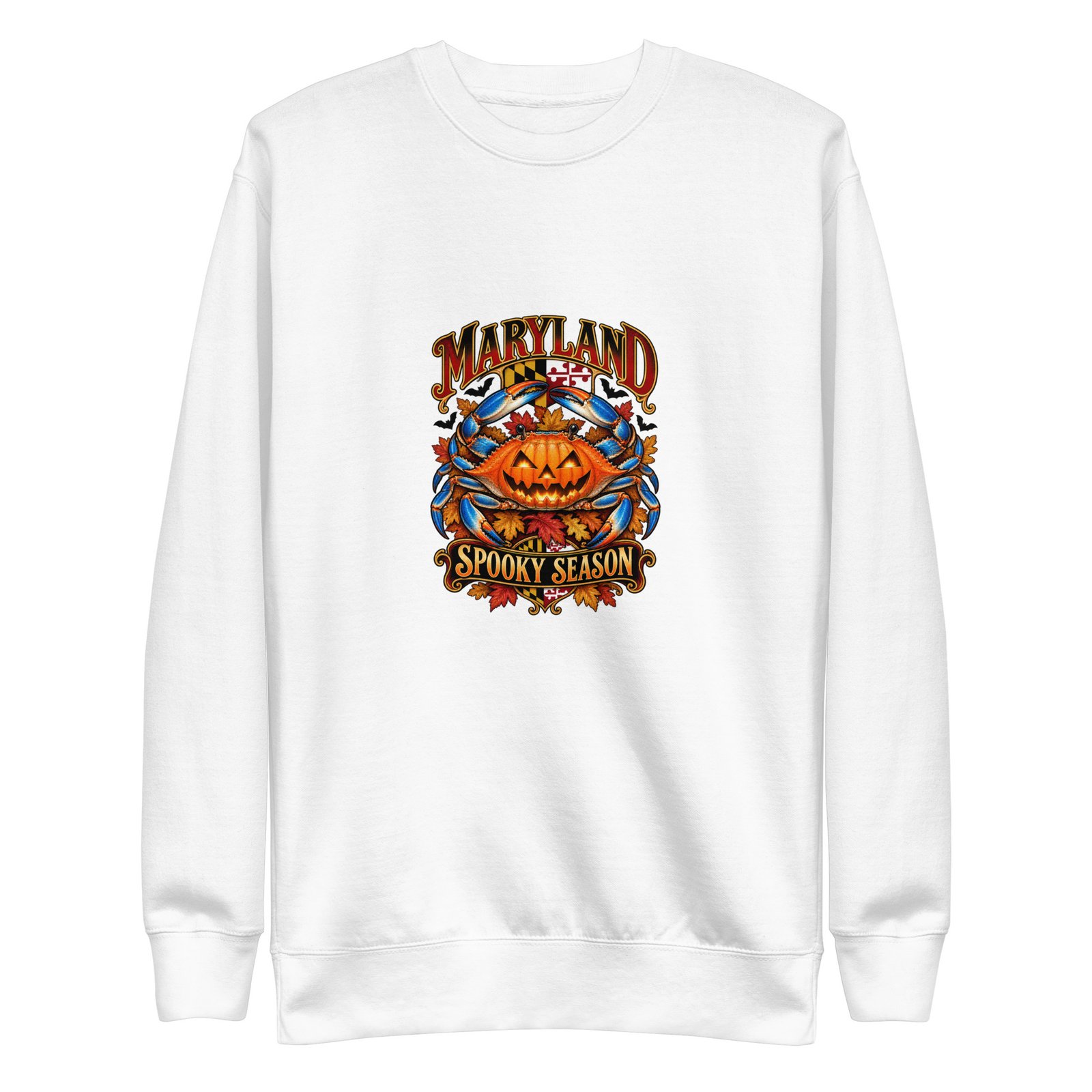 New in the MSB Team Store: Maryland Halloween Spooky Season Crab Sweatshirt