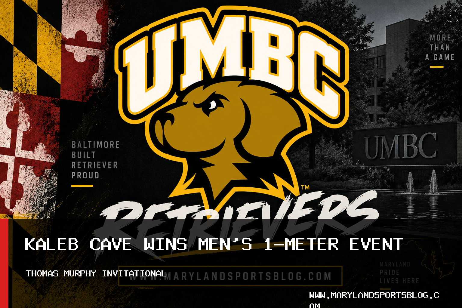 UMBC Men’s Swimming and Diving: Kaleb Cave Wins Men’s 1-Meter at Thomas ...