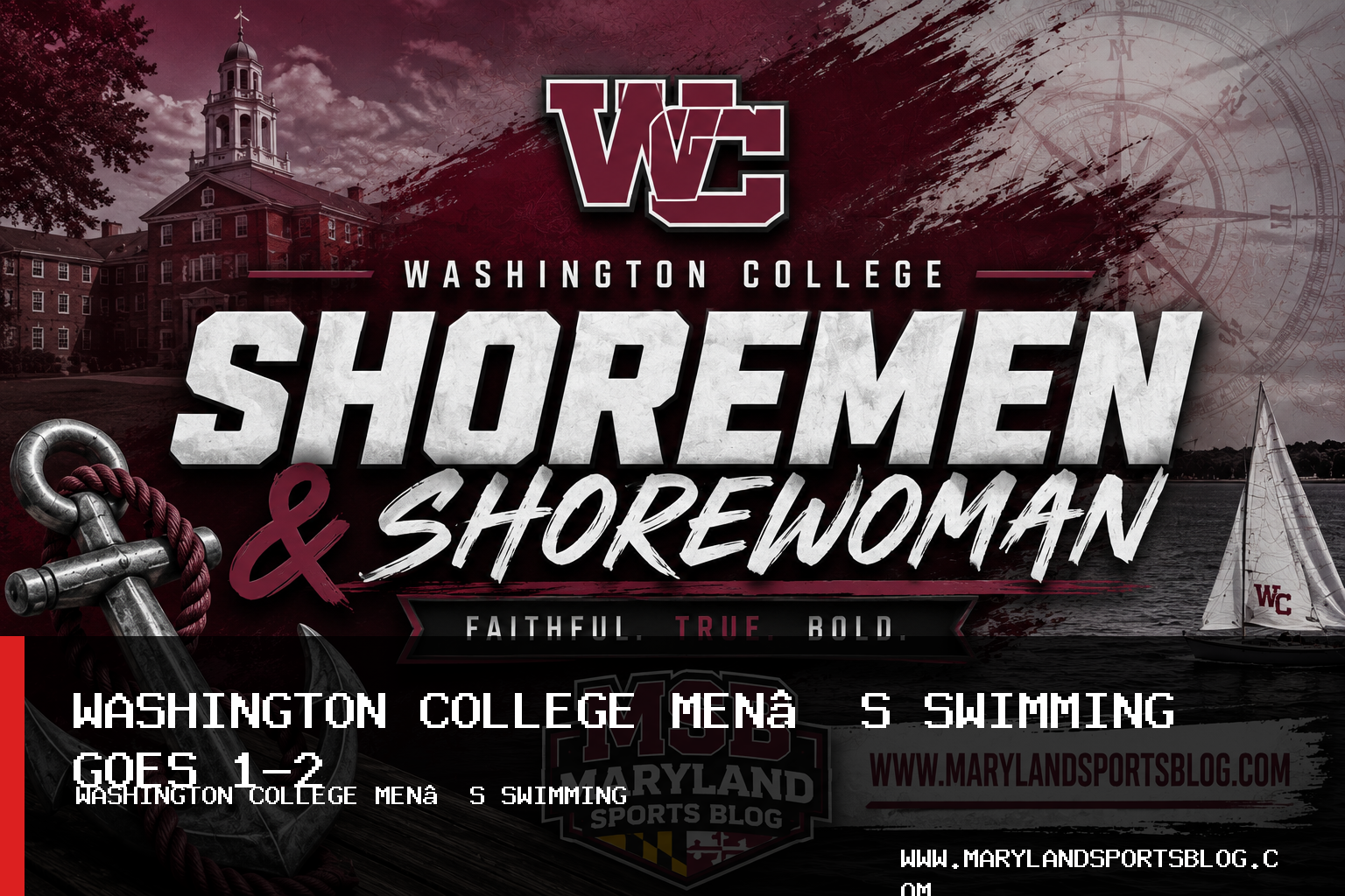 Washington College Men’s Swimming Goes 1-2 in Season-Opening Centennial Meet featured image
