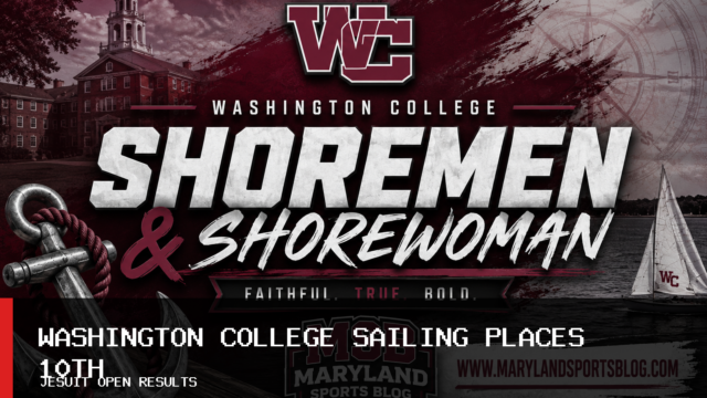 Washington College Sailing Places 10th at Jesuit Open with 288 Points