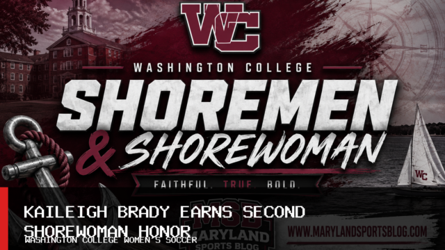 Washington College Women’s Soccer’s Kaileigh Brady Named Shorewoman of the Week for Second Time