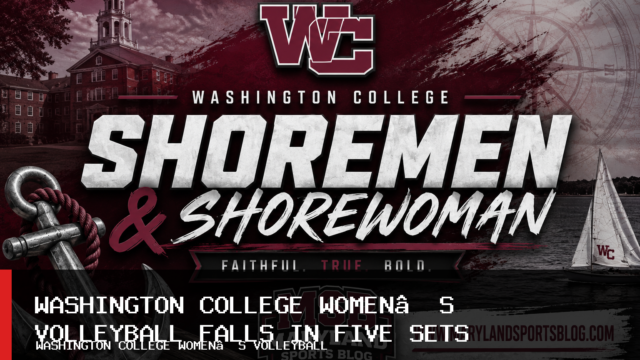 Washington College Women’s Volleyball Falls to Widener After Leading 2-0