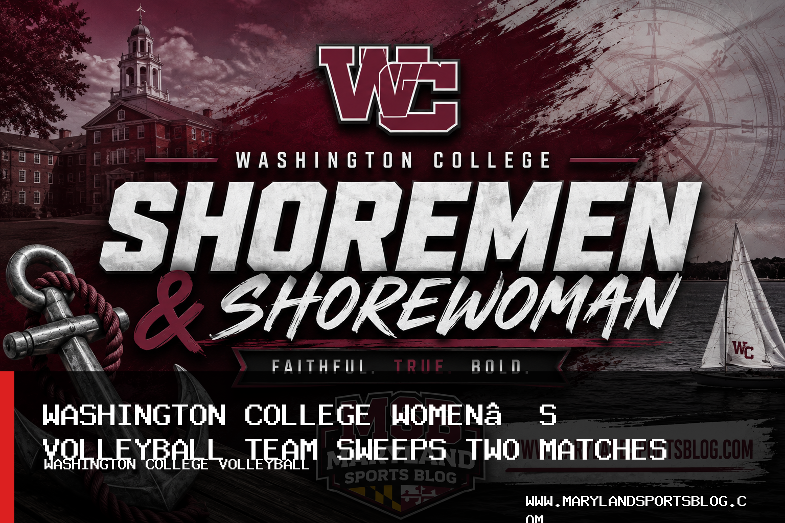 Washington College Women’s Volleyball Team Sweeps Ursinus and Trinity (D.C.) at Home featured image