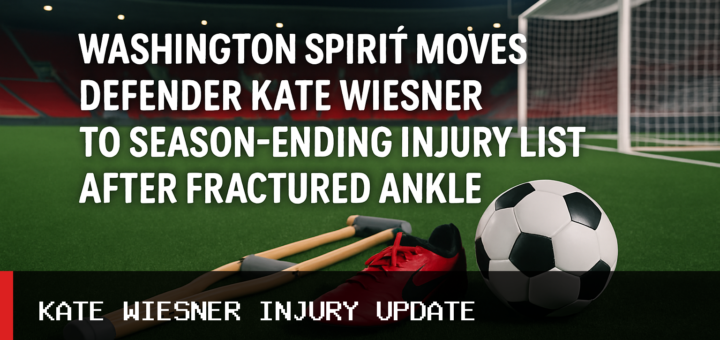 Washington Spirit Moves Defender Kate Wiesner to Season-Ending Injury List After Fractured Ankle featured image