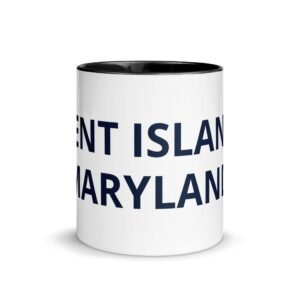 Kent Island Matapeake Sunset Black Interior Mug – 11 oz