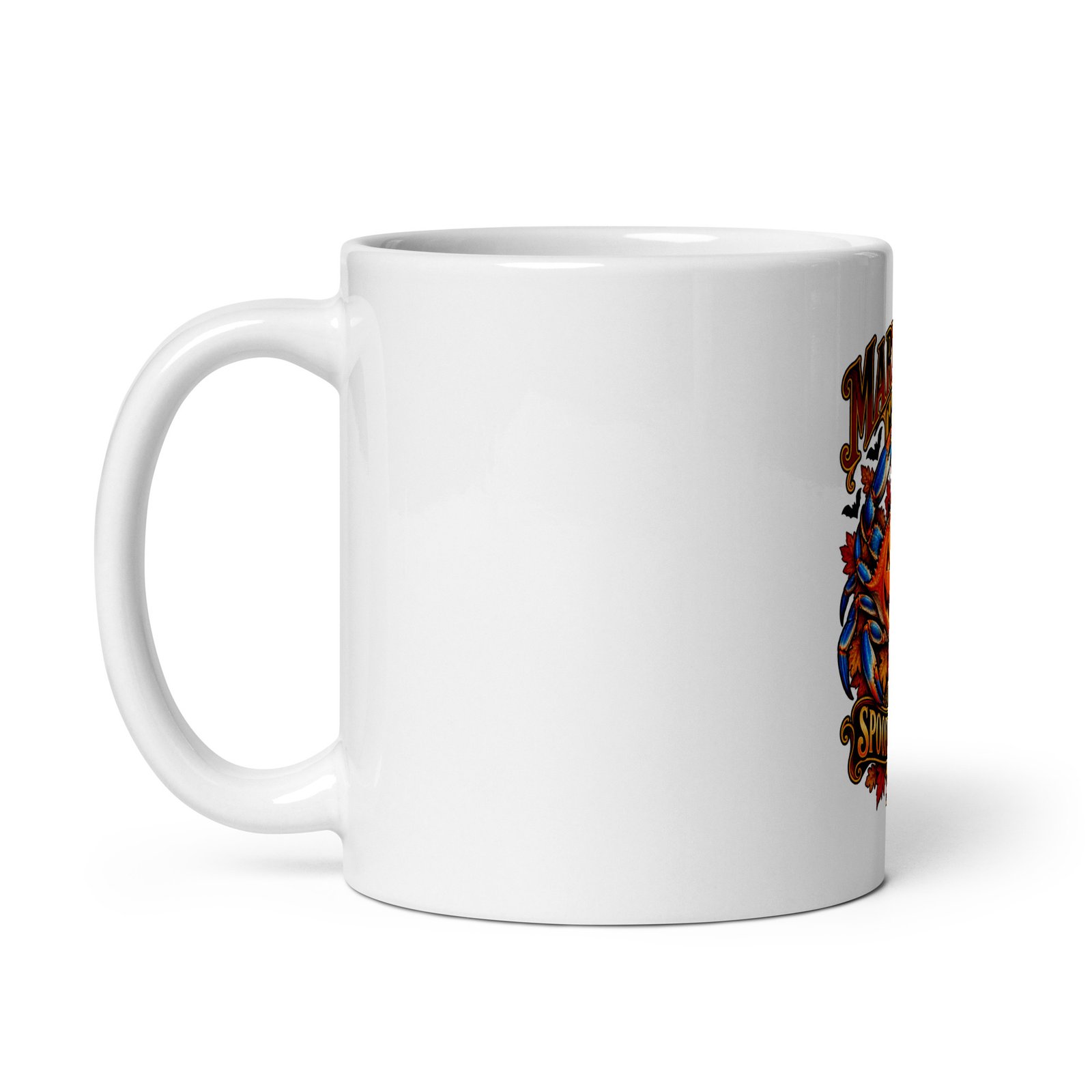 Maryland Halloween Spooky Season Crab Mug - Image 3