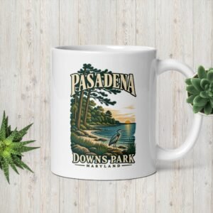 Pasadena Maryland Downs Park Shoreline Ceramic Coffee Mug