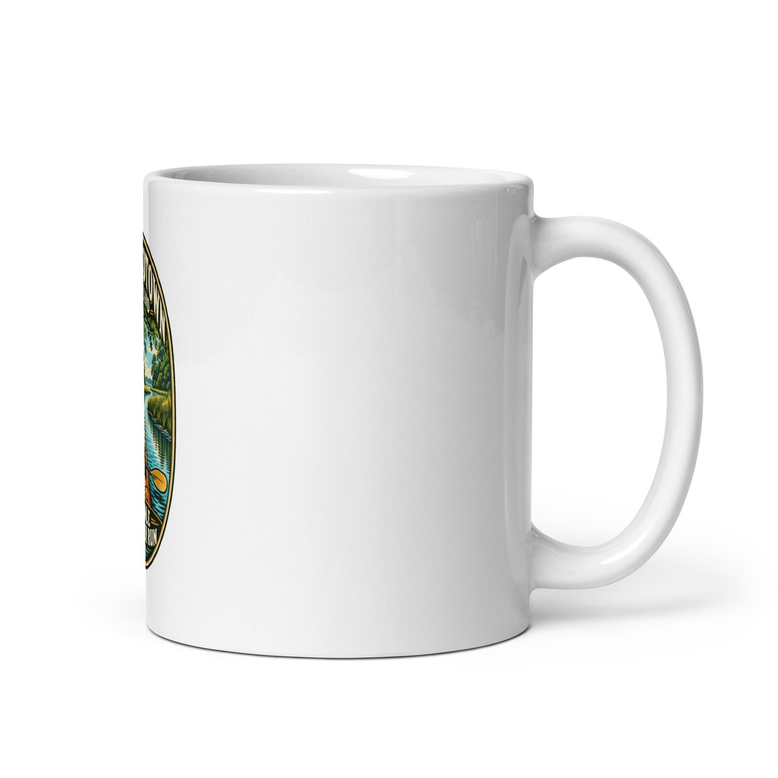 Leonardtown Maryland McIntosh Run Kayaking Mug