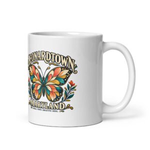 Leonardtown Maryland Arts and Butterflies Mug