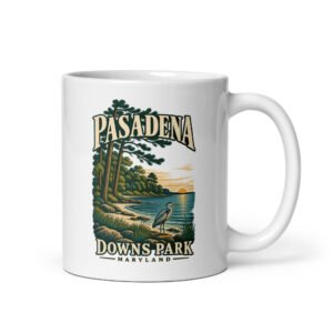 Pasadena Maryland Downs Park Shoreline Ceramic Coffee Mug 11 oz