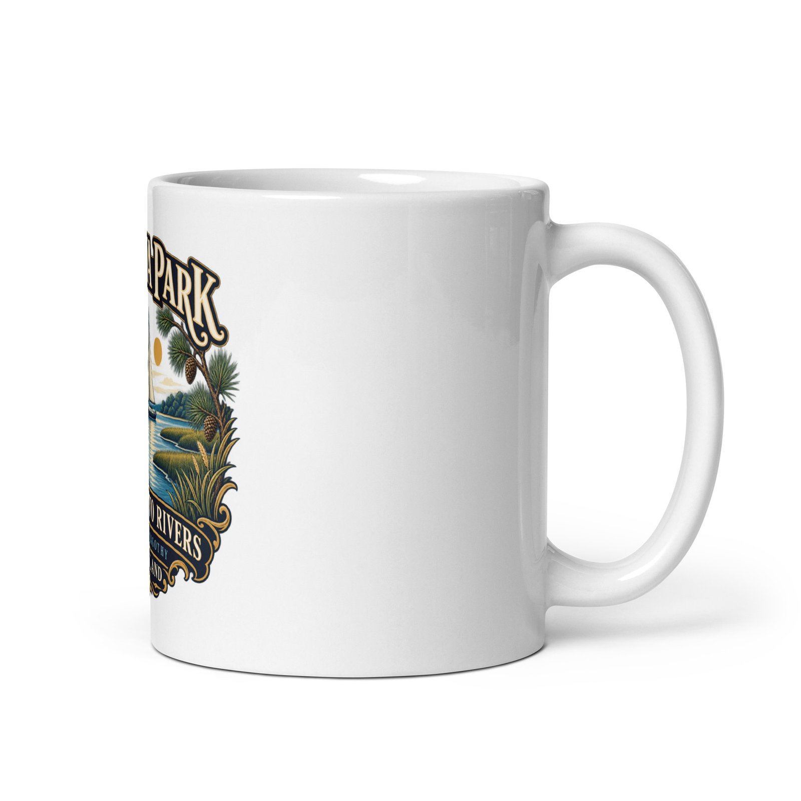 Severna Park Maryland Between Two Rivers Mug - 11 oz - Image 2