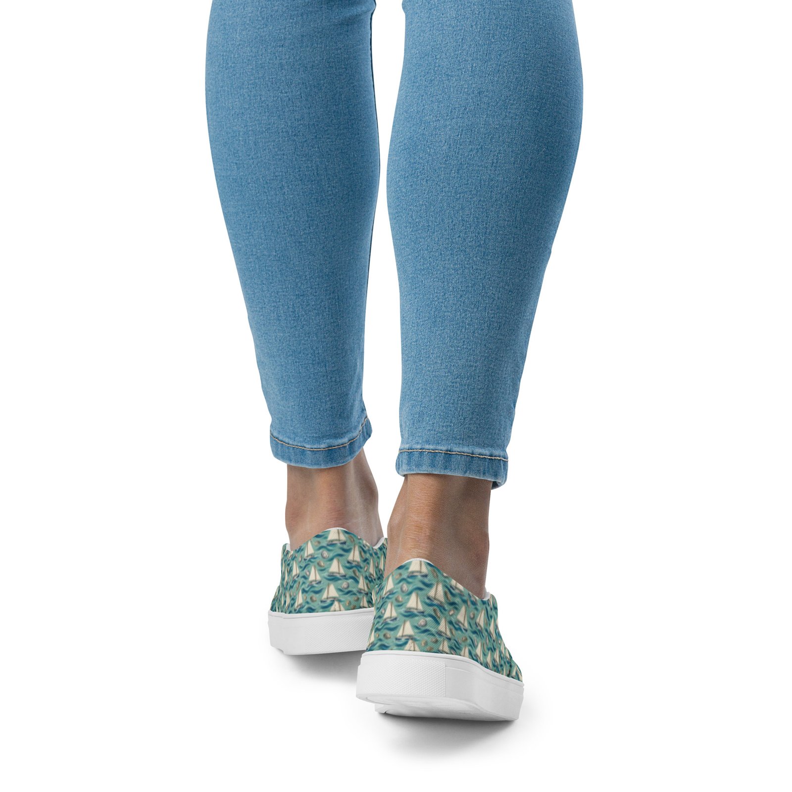 Maryland Chesapeake Skipjack Women’s Slip-On Canvas Shoes | Tide - Image 2